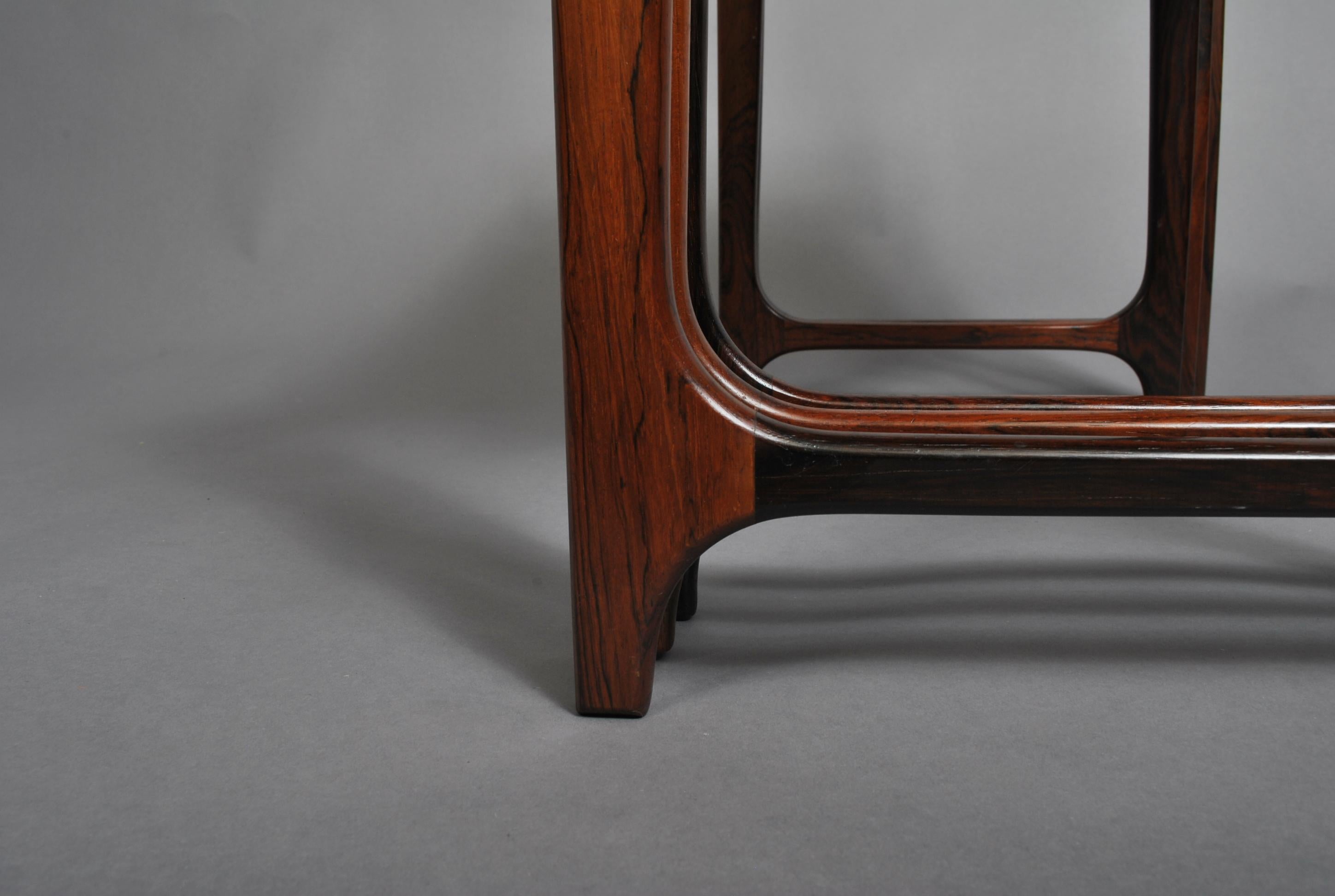 Fine Danish Midcentury Nesting Tables, BC Mobler In Good Condition In London, GB