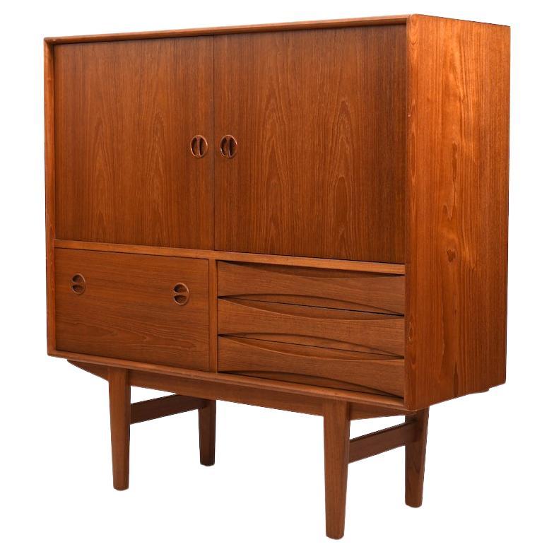 Fine Danish Teak Cabinet by N.C.Møbler 1960 For Sale