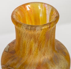 Fine Daum Nancy Cameo and Enamel Glass Vase