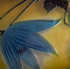 Fine Émile Gallé  Enamel Glass Vase