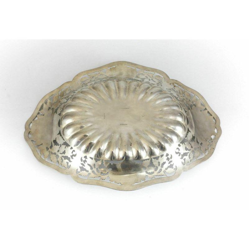 Fine Davis & Galt Sterling Silver Centerpiece Bowl Art Nouveau In Excellent Condition For Sale In Gardena, CA