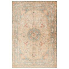 Fine Decorative Vintage Persian Silk Qum Rug. 4 ft 4 in x 6 ft 6 in 
