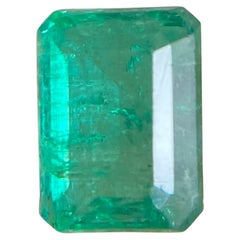 Fine Deep Green Natural Emerald 1.04ct Rare Loose Emerald Octagon Cut Gem
