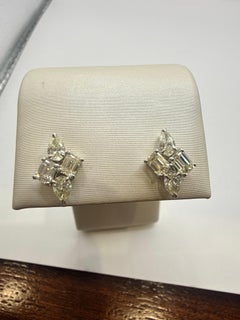 Fine diamond earrings 18KT gold