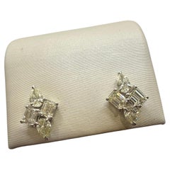 Fine diamond earrings 18KT gold