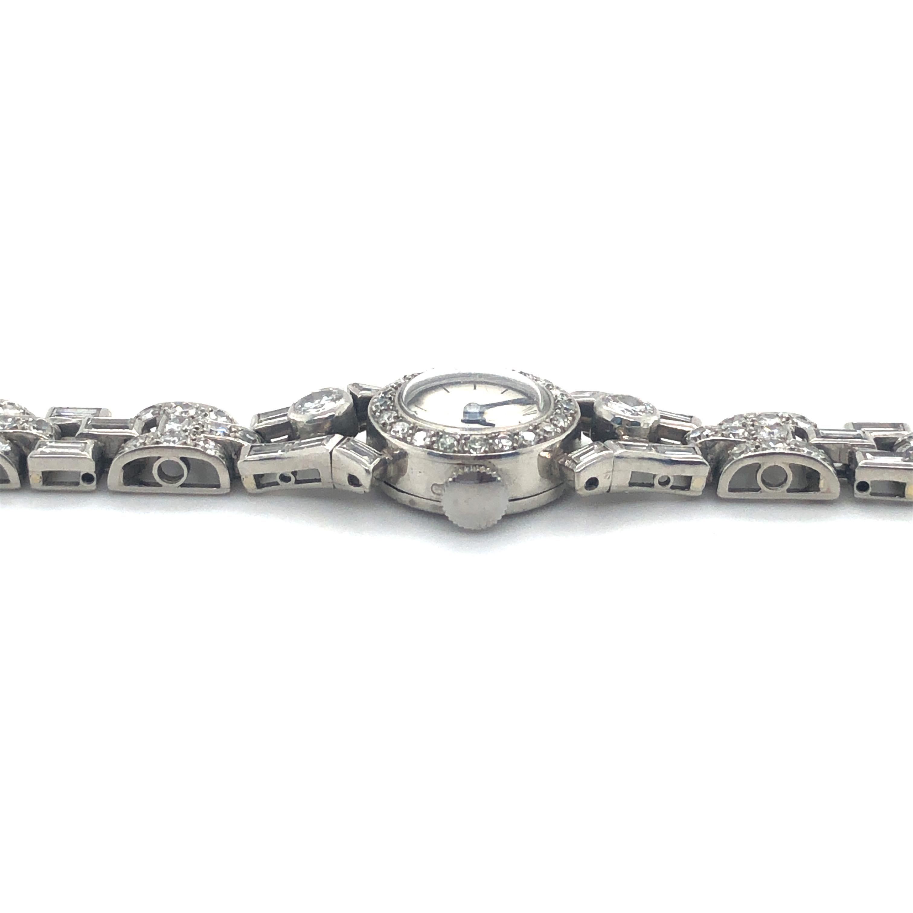 Fine Diamond Ladies Watch in Platinum 950 2
