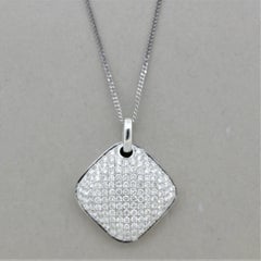 Fine Diamond Micro-Pave Gold Pendant
