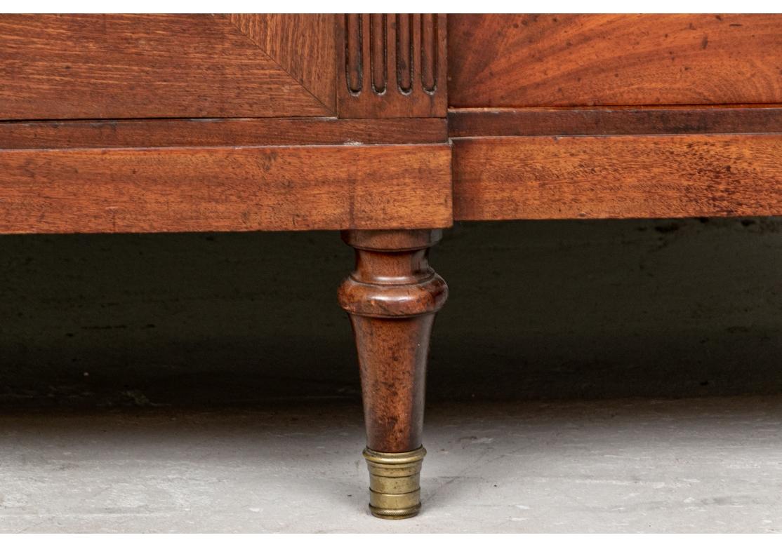French Fine Directoire Style Mahogany Marble Top Sideboard