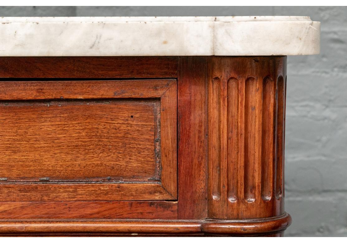 Fine Directoire Style Mahogany Marble Top Sideboard 1