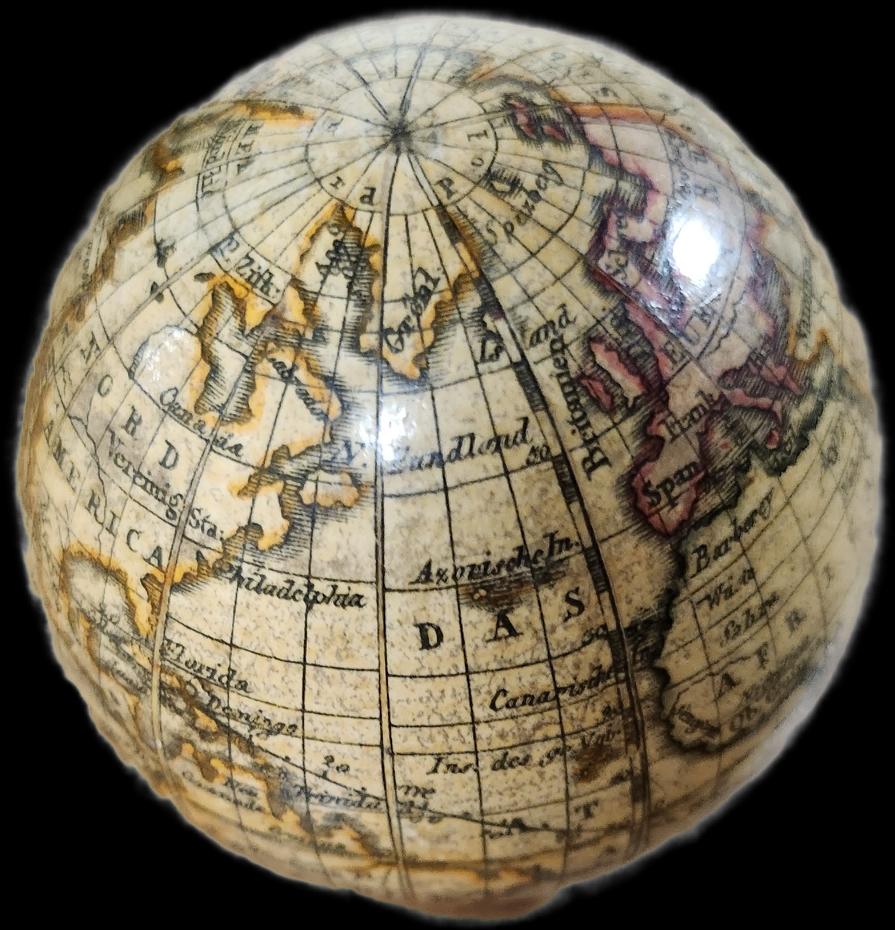 Milieu du XIXe siècle Magnifique globe à double poche en vente