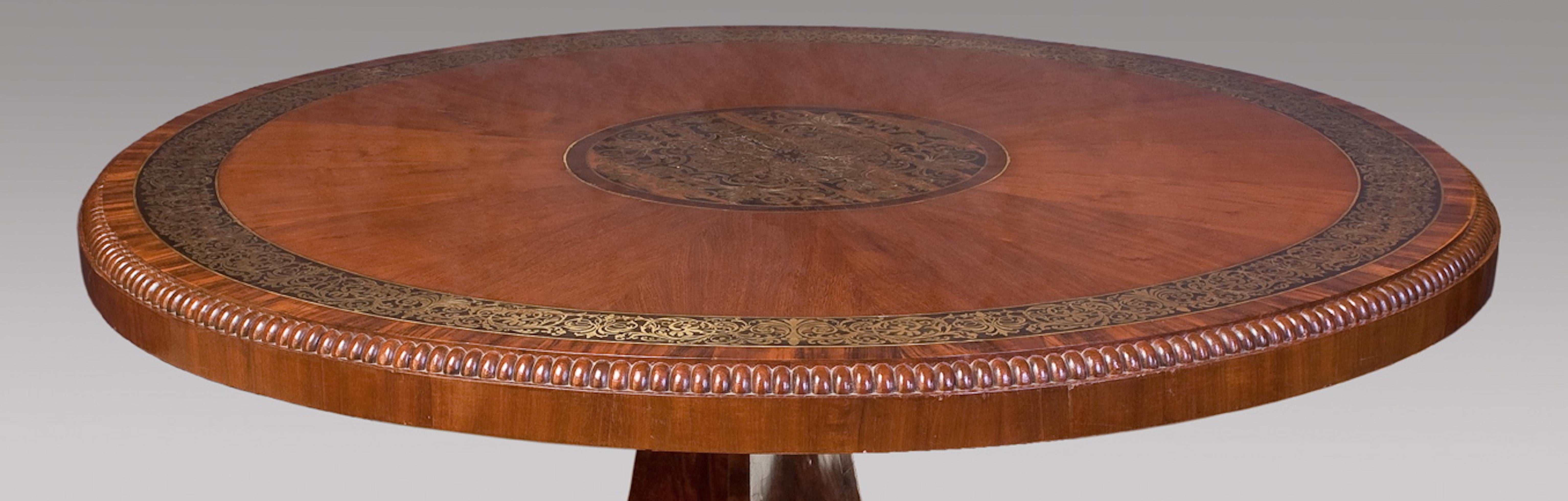 Fine Early 19th Century Regency Period  Center Table In Excellent Condition For Sale In Saint-Ouen, FR