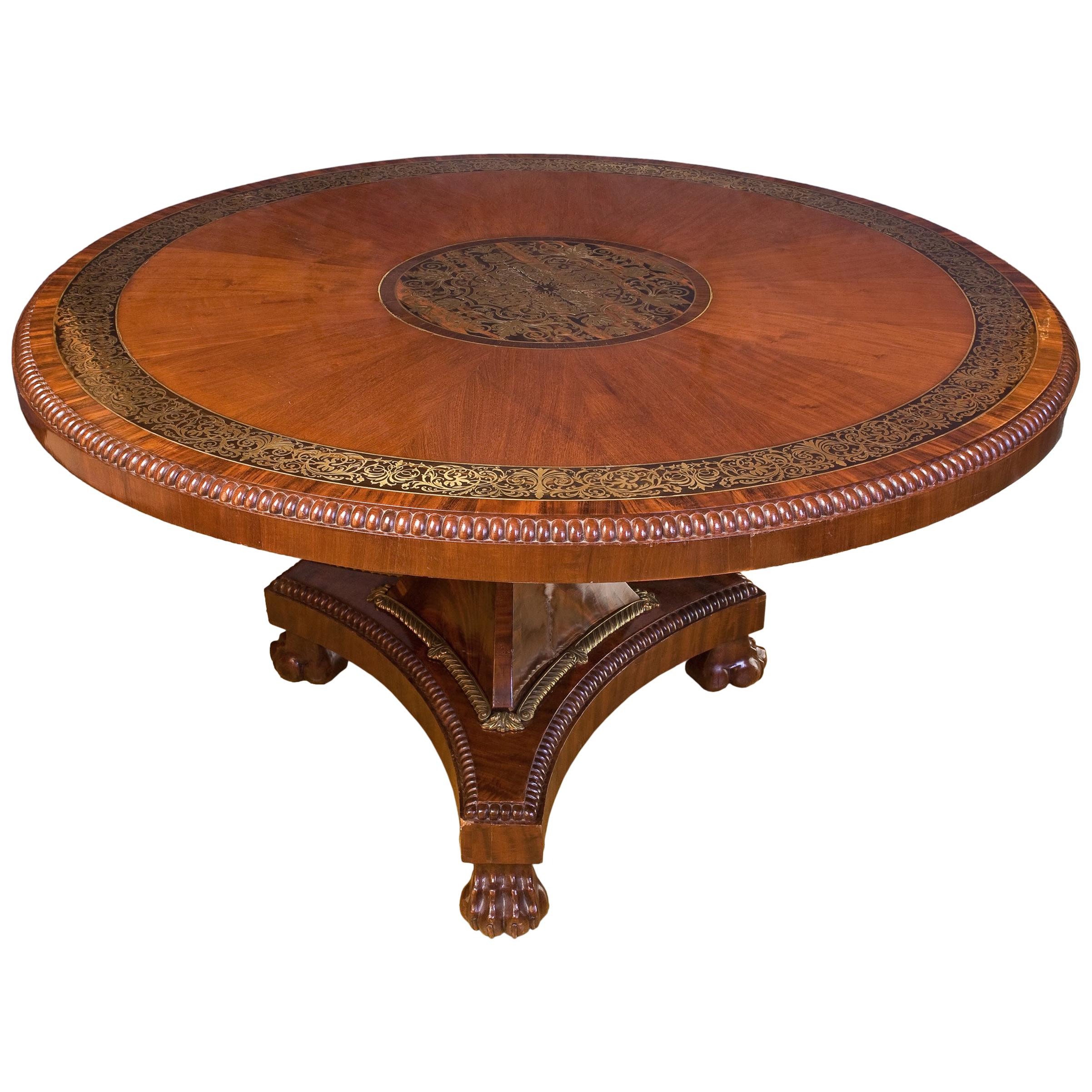 Fine Early 19th Century Regency Period  Center Table For Sale