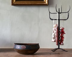 Fine Early 19th Century Swedish Folk Art Turned Bowl