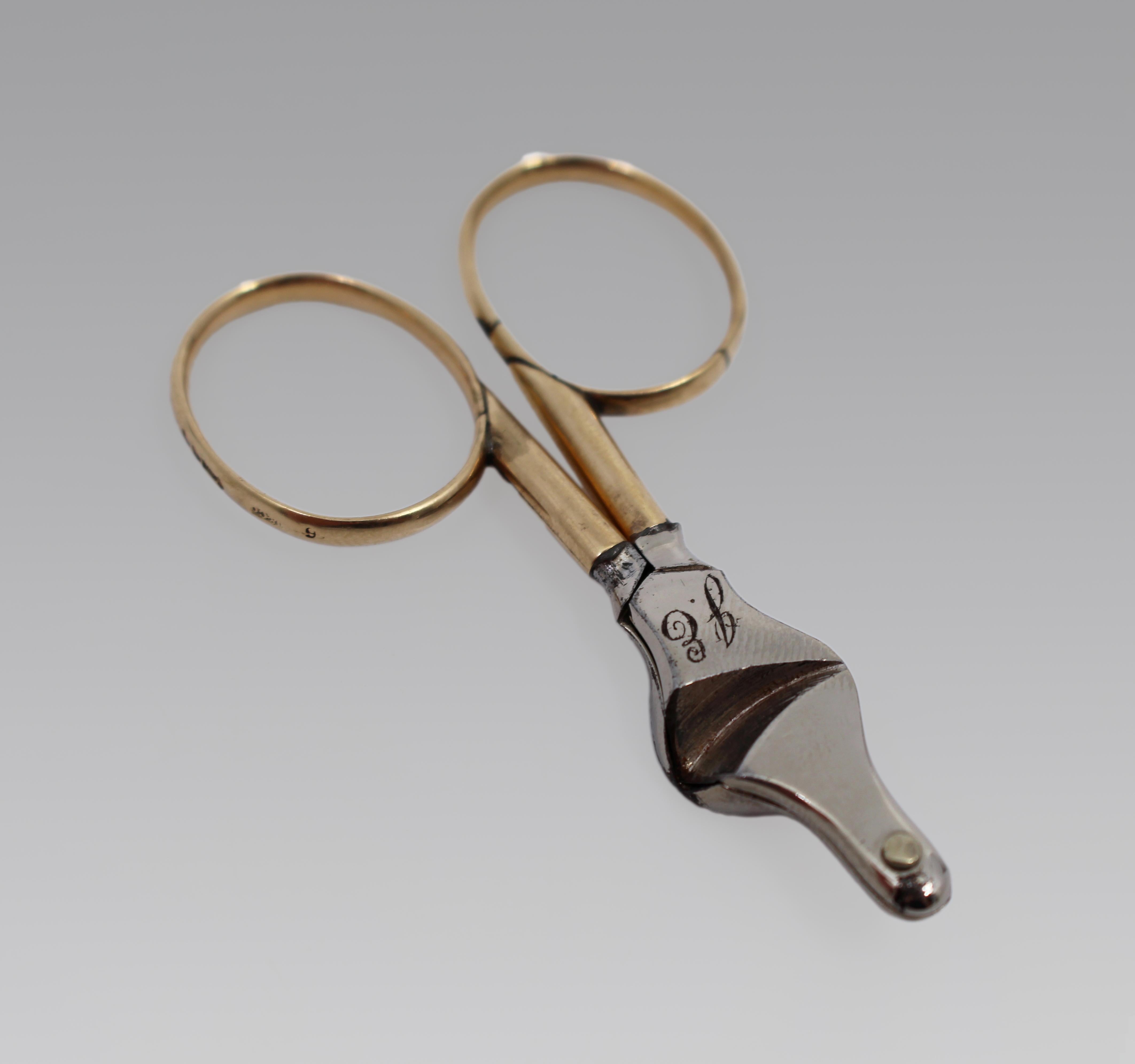 British Fine Early 20th Century Cigar Scissors by Maple & Co., London 1919 For Sale