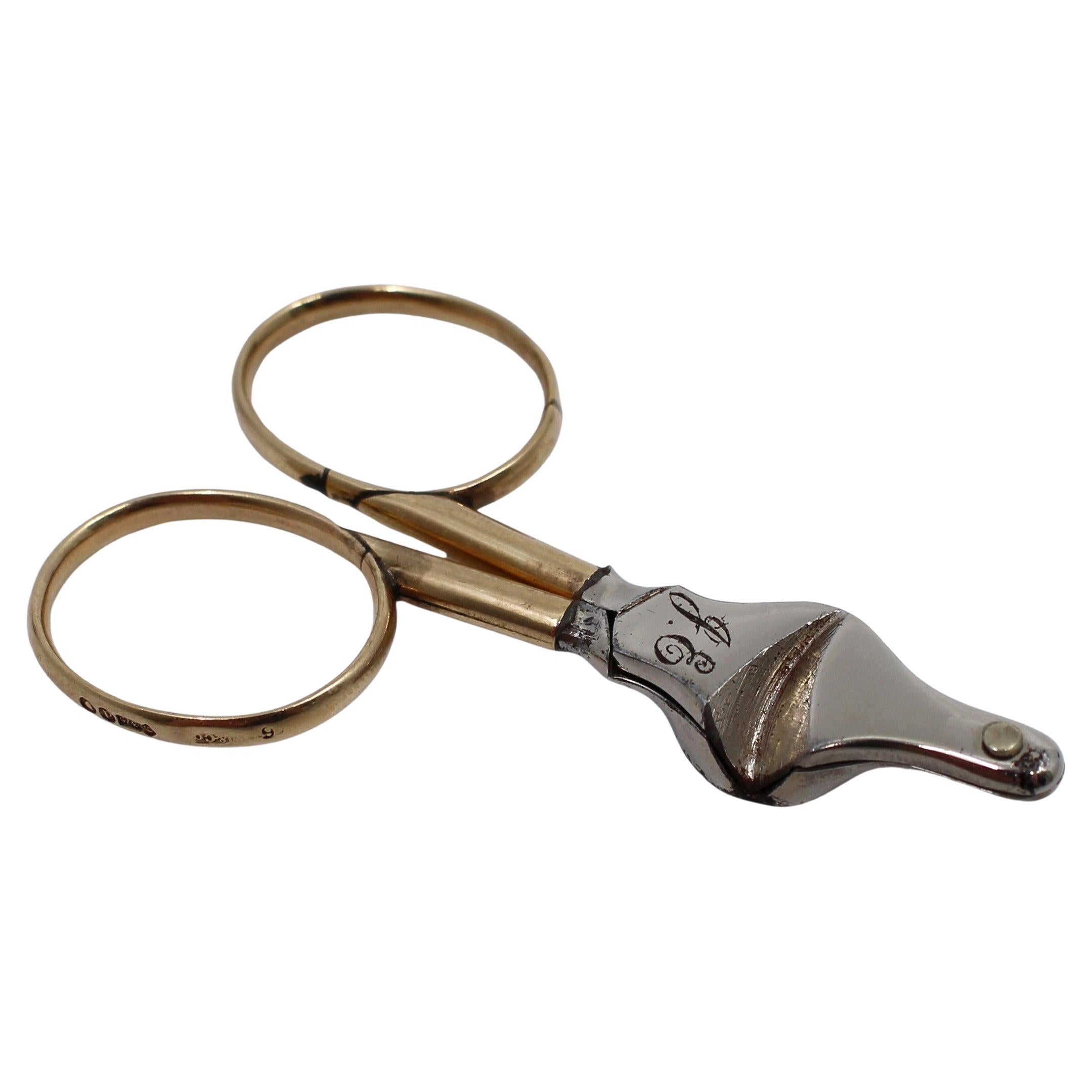 Fine Early 20th Century Cigar Scissors by Maple & Co., London 1919 For Sale