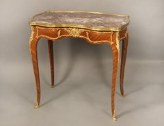 Fine Early 20th Century Gilt Bronze Mounted Side/Writing Table by François Linke