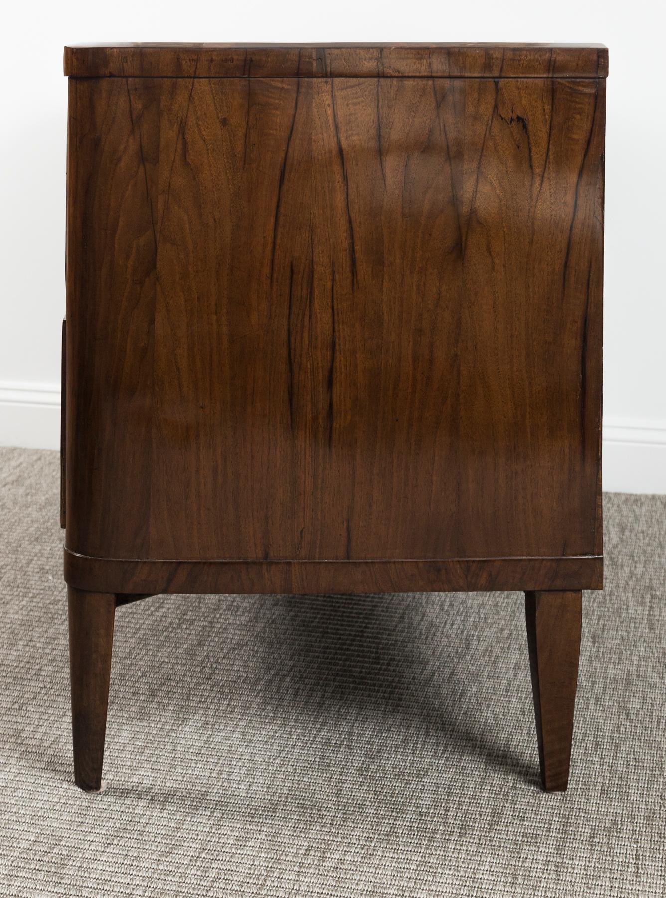 19th Century Fine Early Biedermeier Walnut Chest of Drawers For Sale