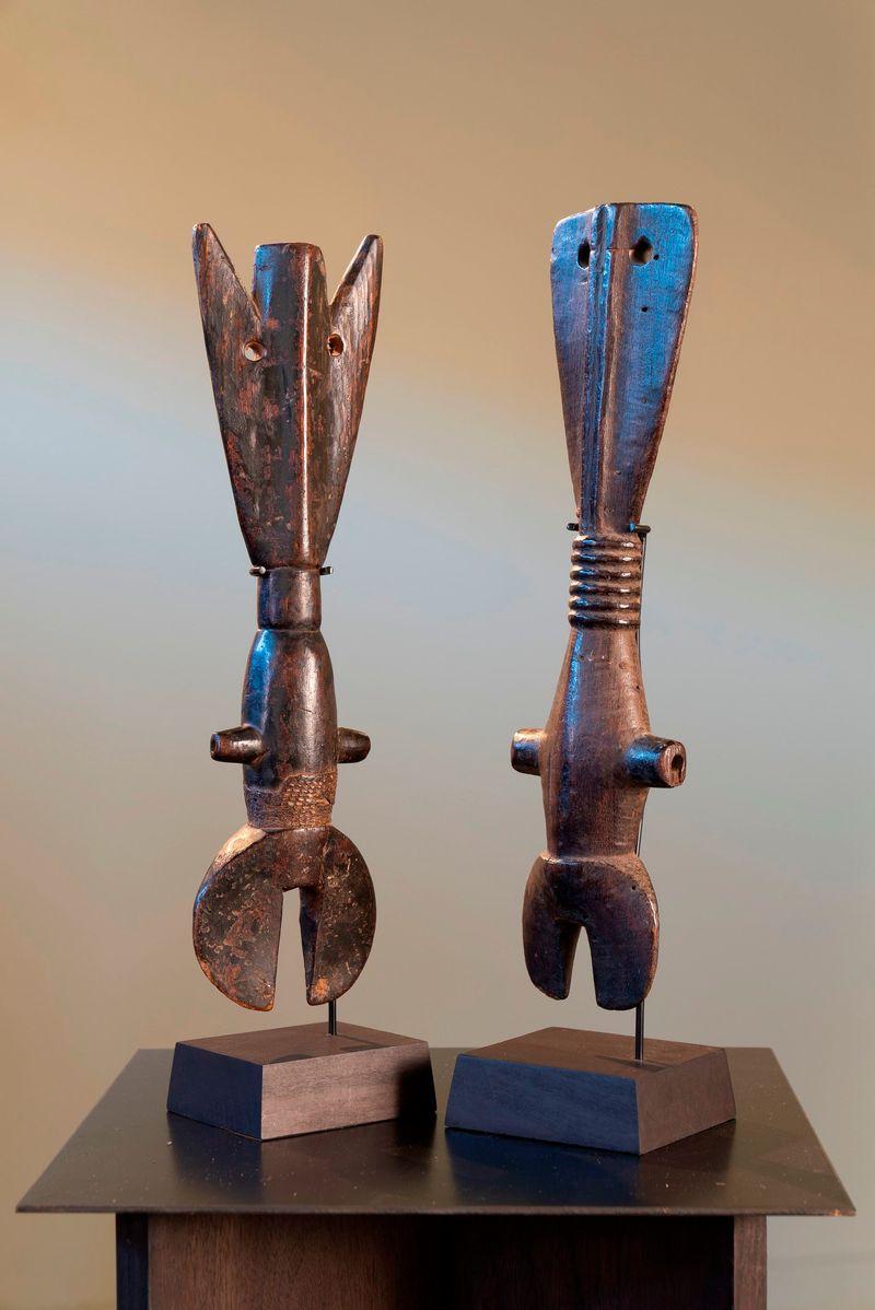 20th Century Fine Early Twentieth-Century Figurative Flutes  For Sale