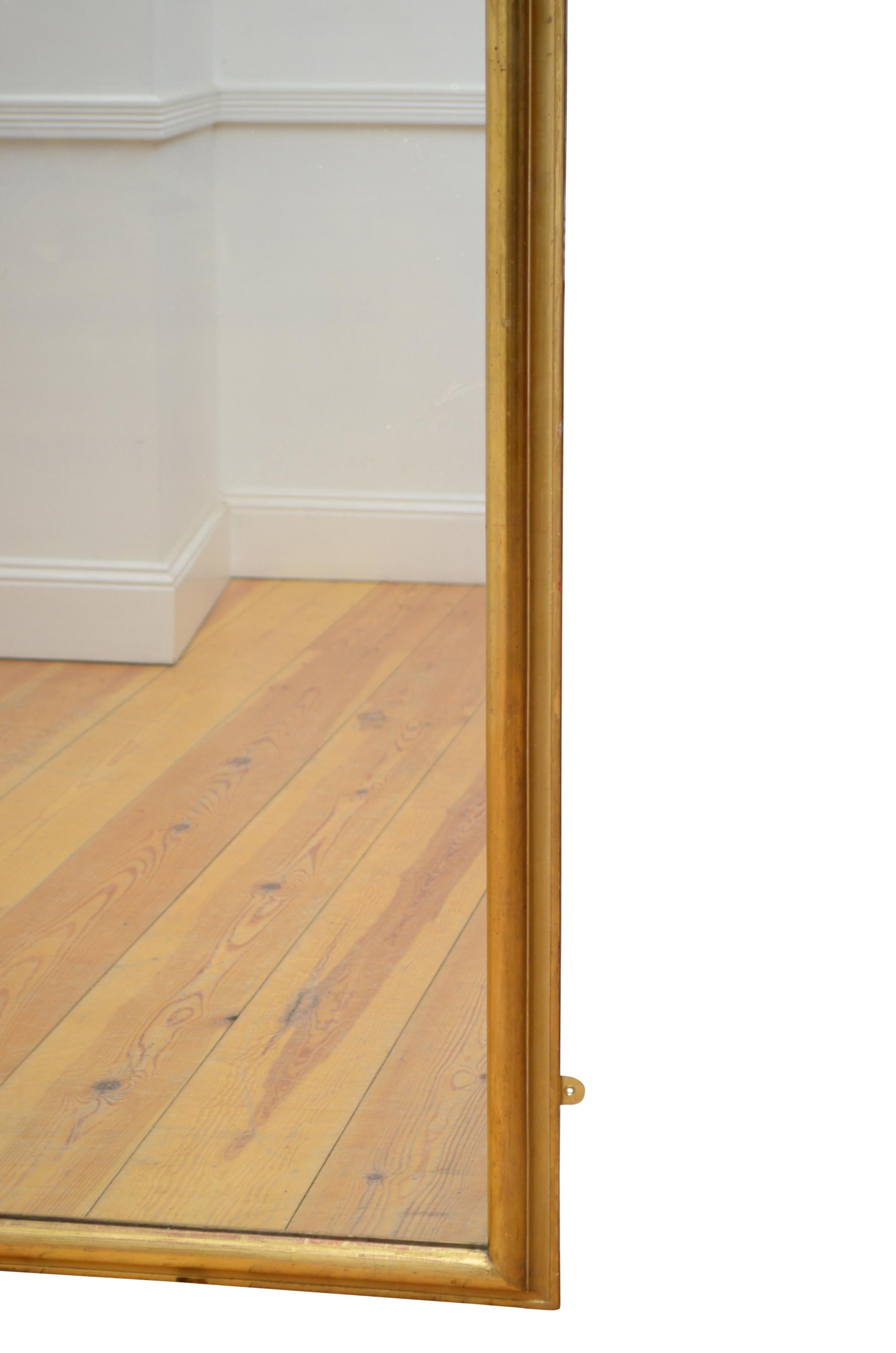 Fine Early 19th Century Floor Standing / Wall Mirror For Sale 7