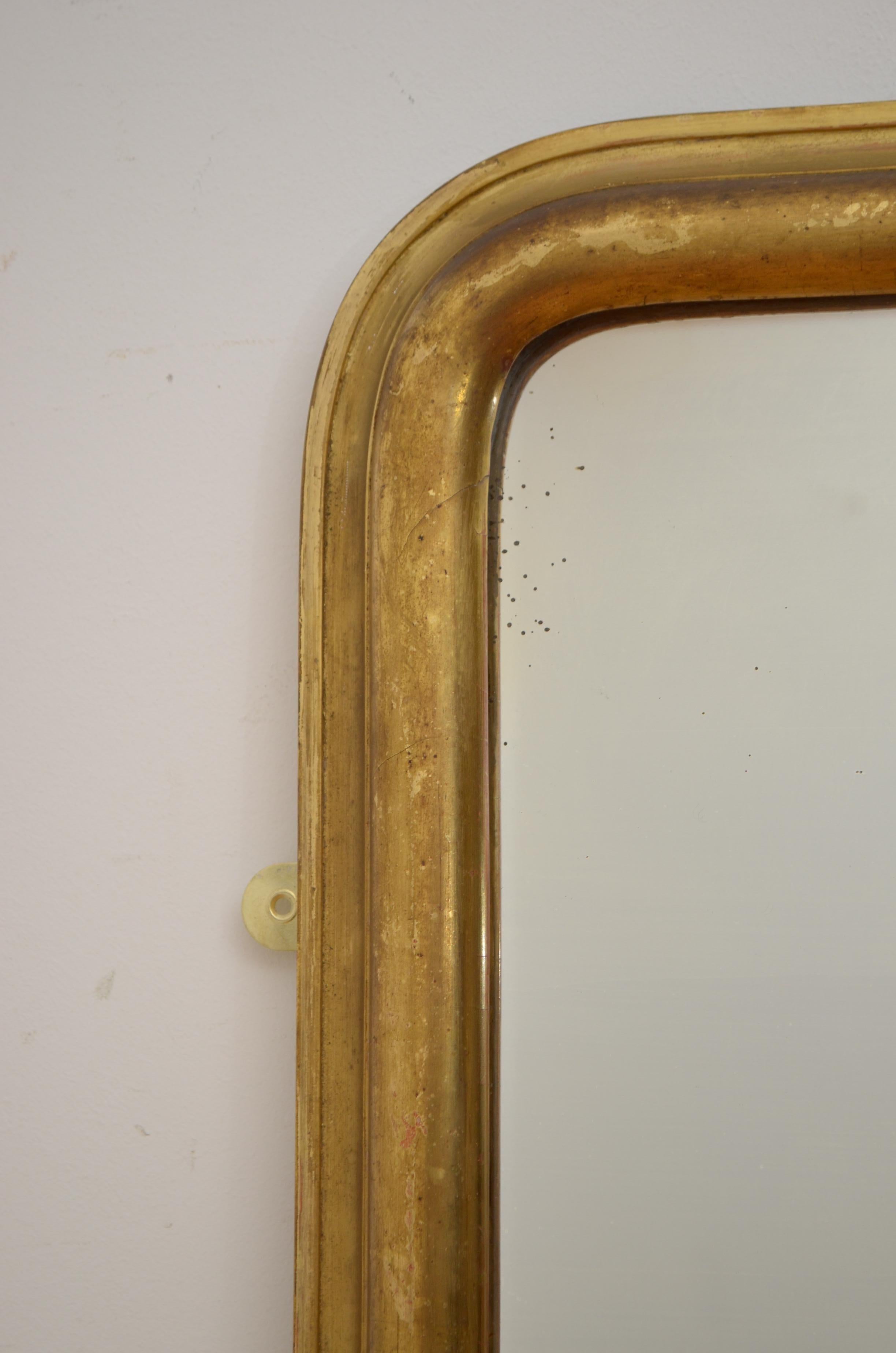 Fine Early 19th Century Floor Standing / Wall Mirror For Sale 1