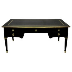 Fine Ebonized Louis XVI Style Desk