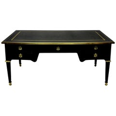 Fine Ebonized Louis XVI Style Desk