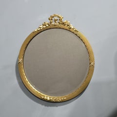 Fine Edwardian Round Gilt Mirror