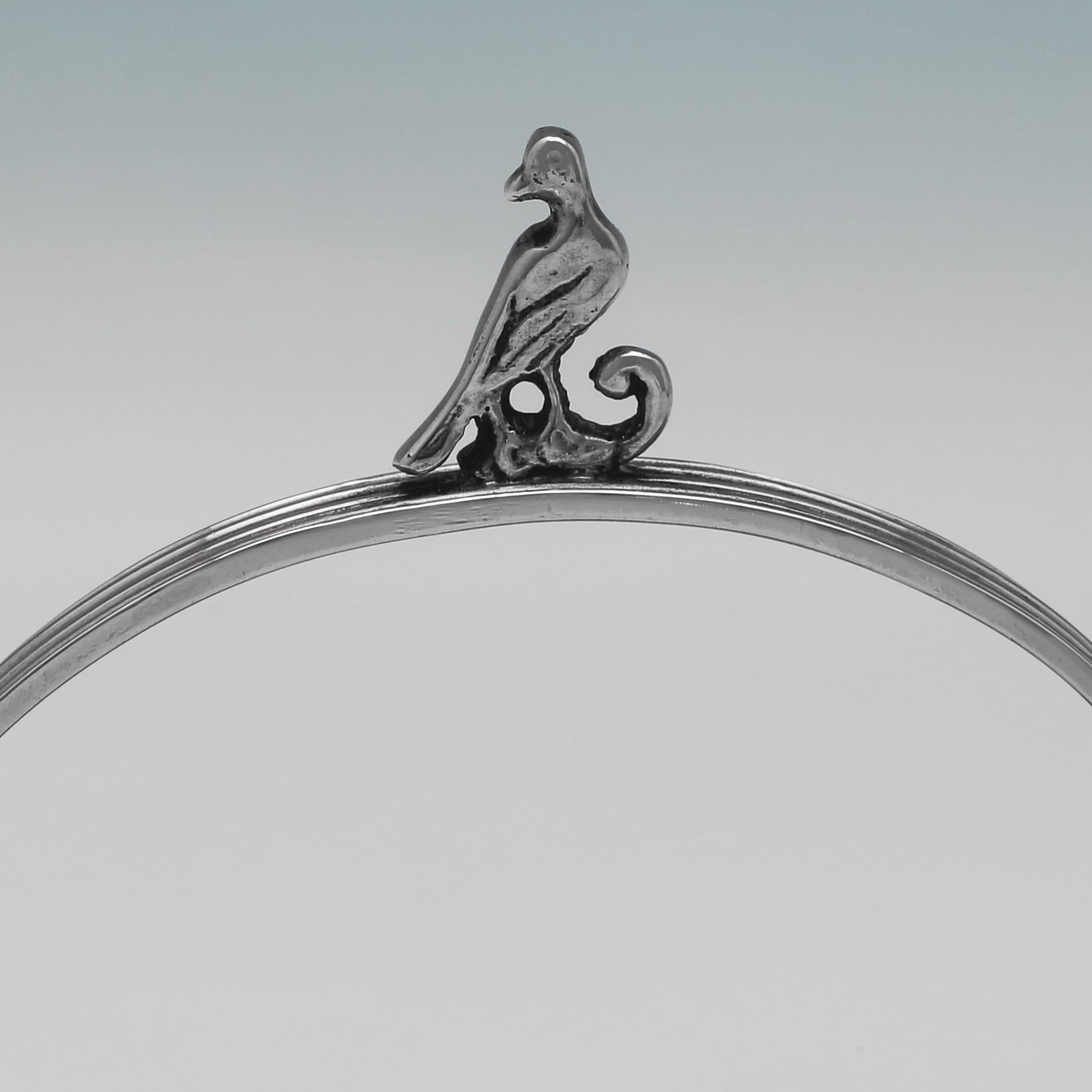 Raffinato portavaso d'argento edoardiano di Sharman D. A. Neil, Sheffield 1910 In condizioni buone in vendita a London, London