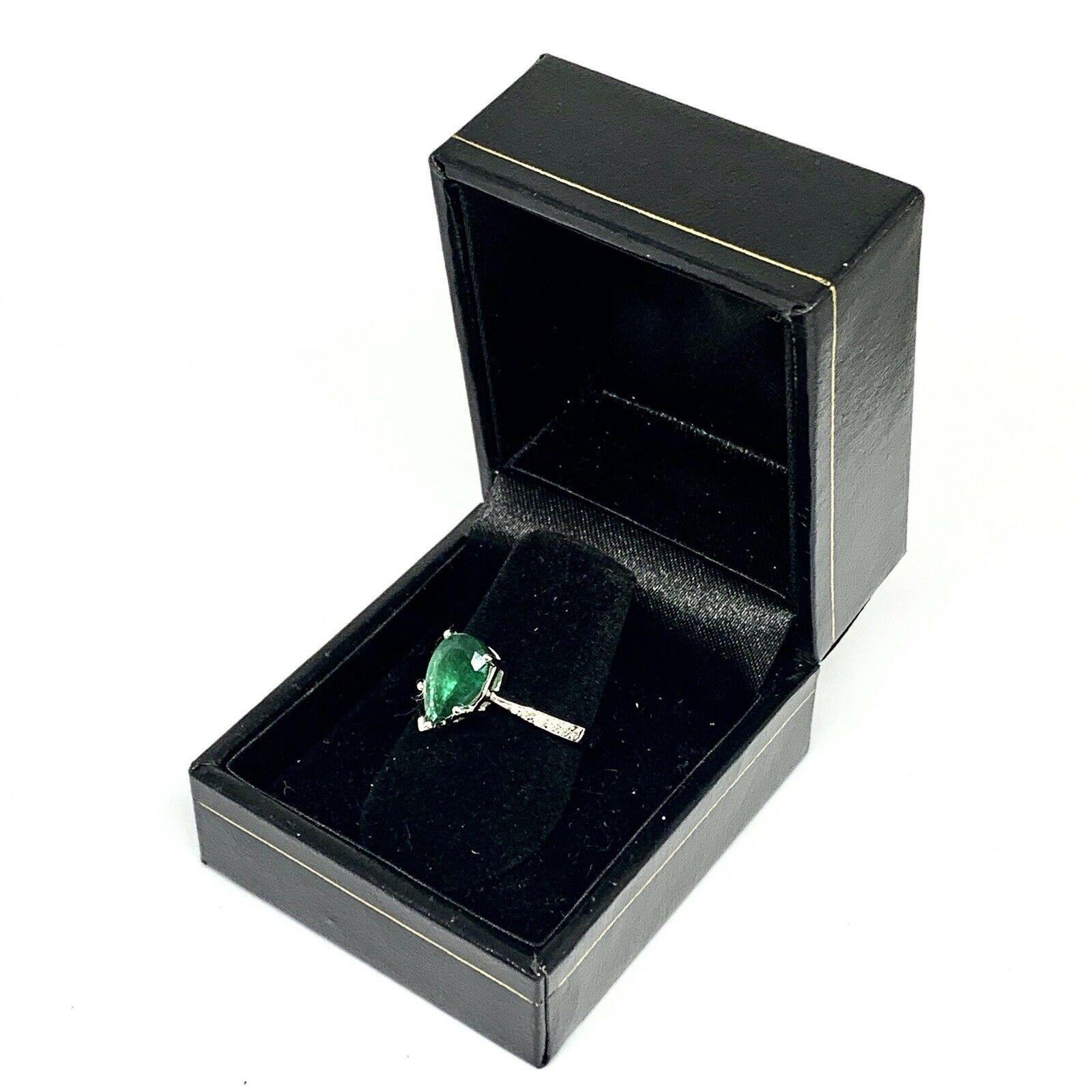 Diamond Emerald Ring 14k Gold 3.59 TCW Certified 2