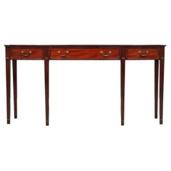 Fine English Banded Mahogany Serving Table in the Georgian Style