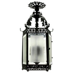 Fine English Bronze Hanging Lantern