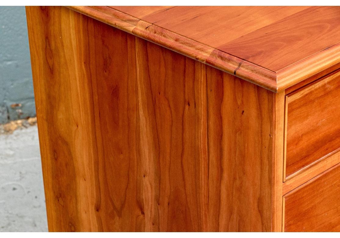 Fine English Chippendale Style Cherry Chest Of Drawers For Sale 1