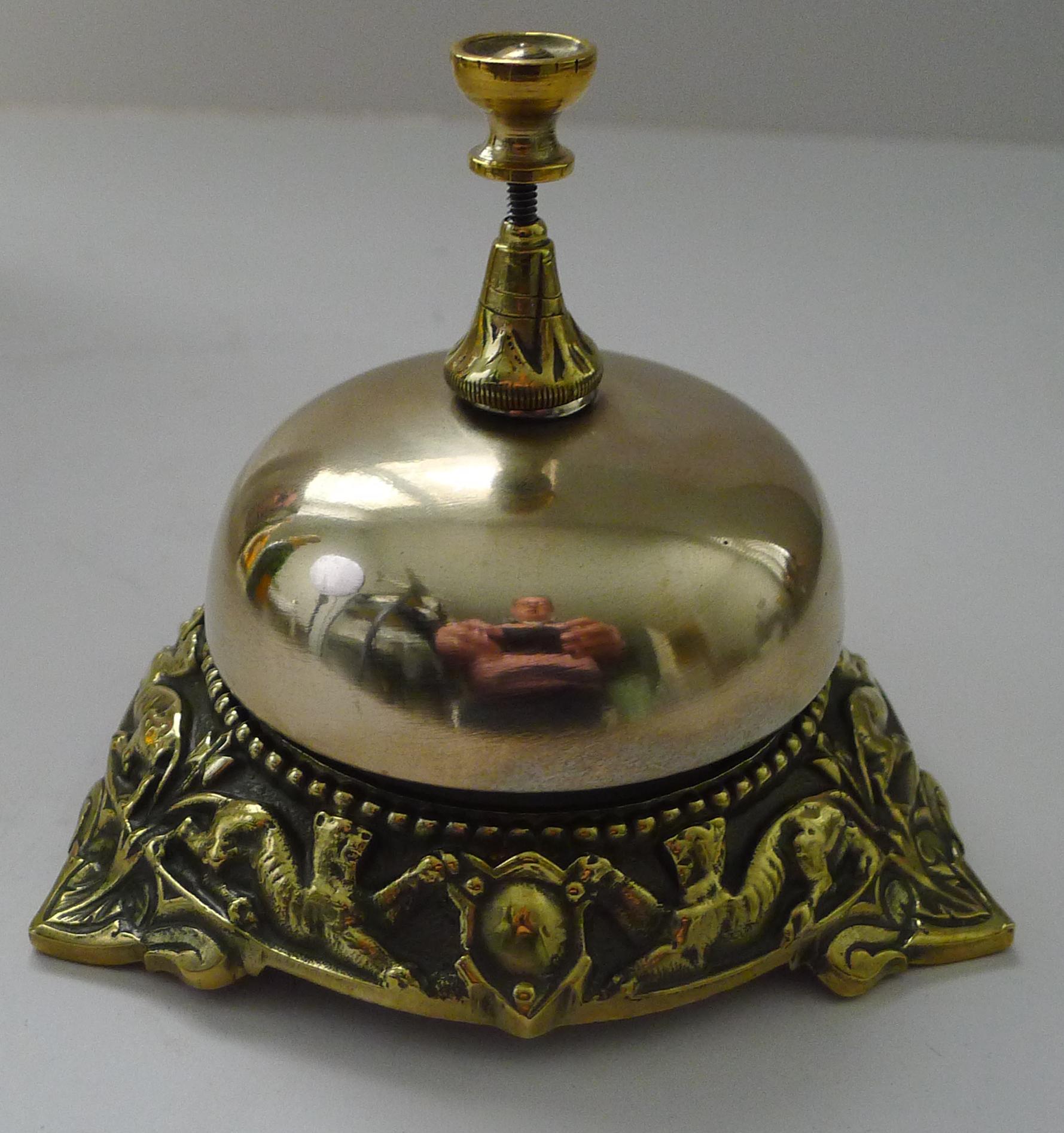 Victorian Fine English Desk / Counter Bell Dated 1868