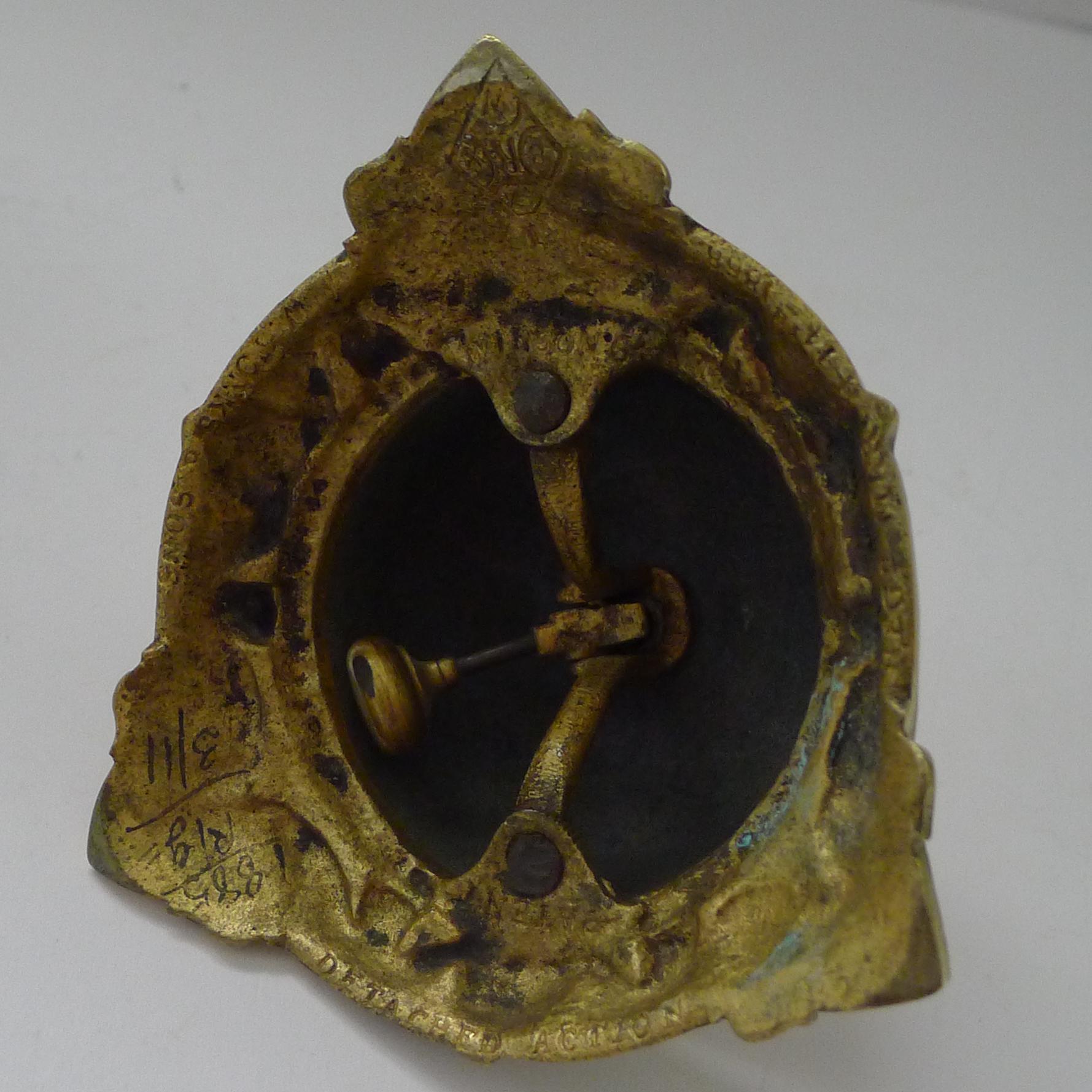 Fine English Desk / Counter Bell Dated 1868 In Good Condition In Bath, GB