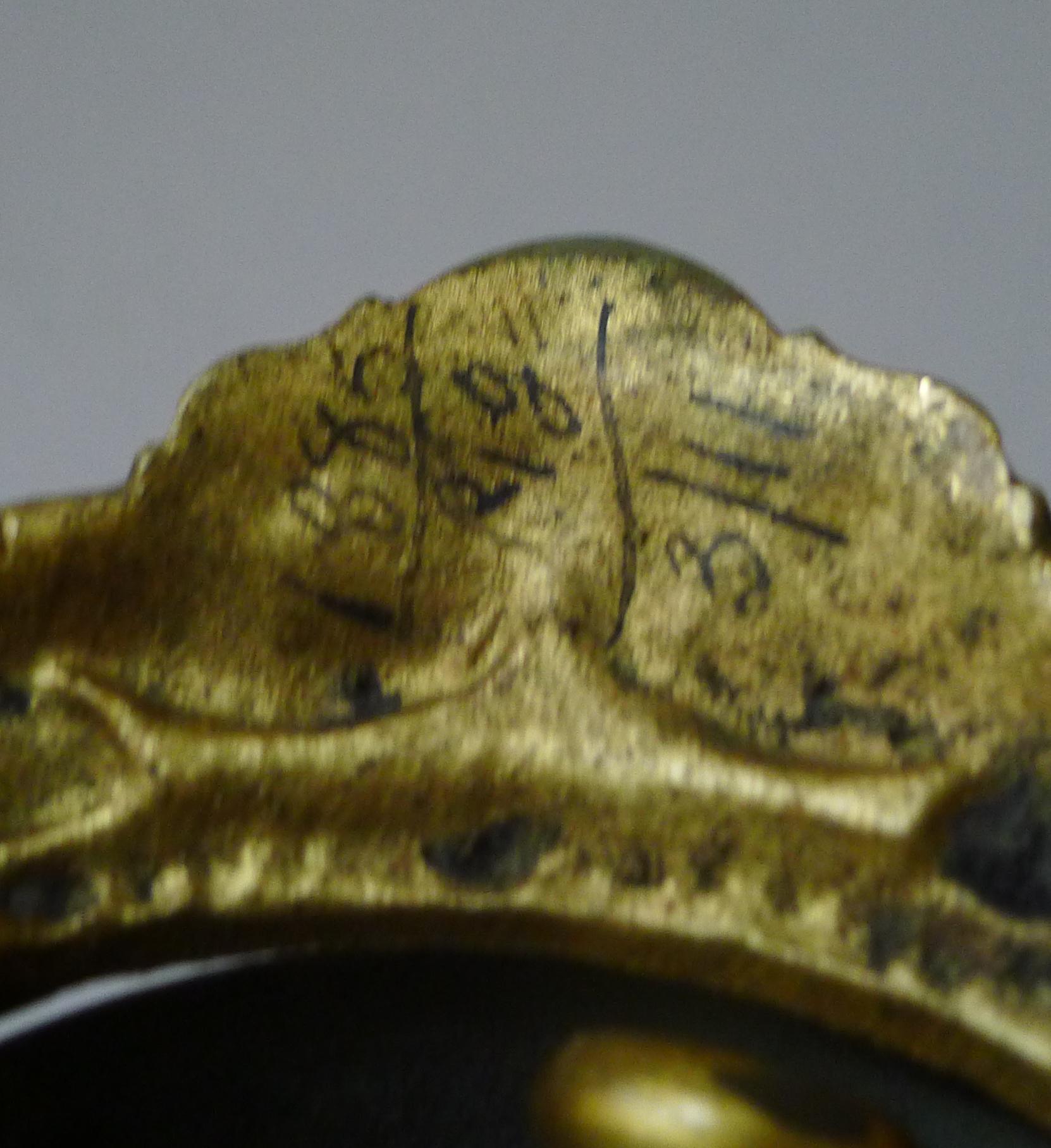 Fine English Desk / Counter Bell Dated 1868 2