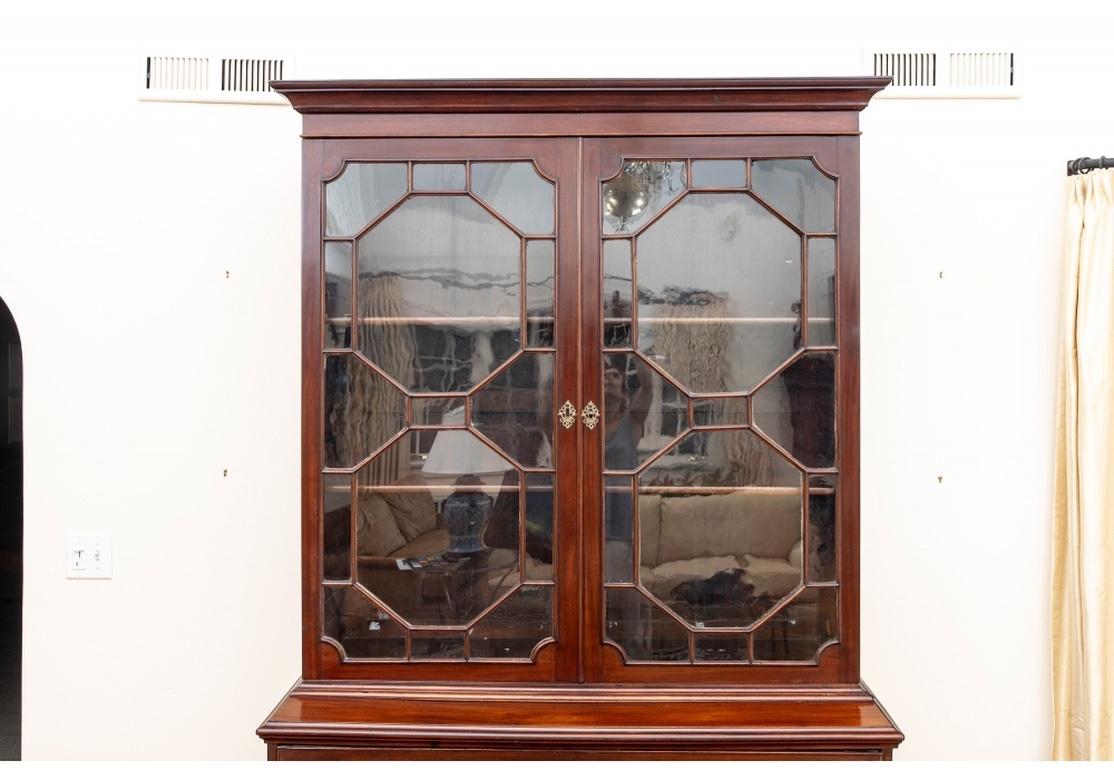 Fine English Georgian Mahogany Secretary Circa 1780-90 3