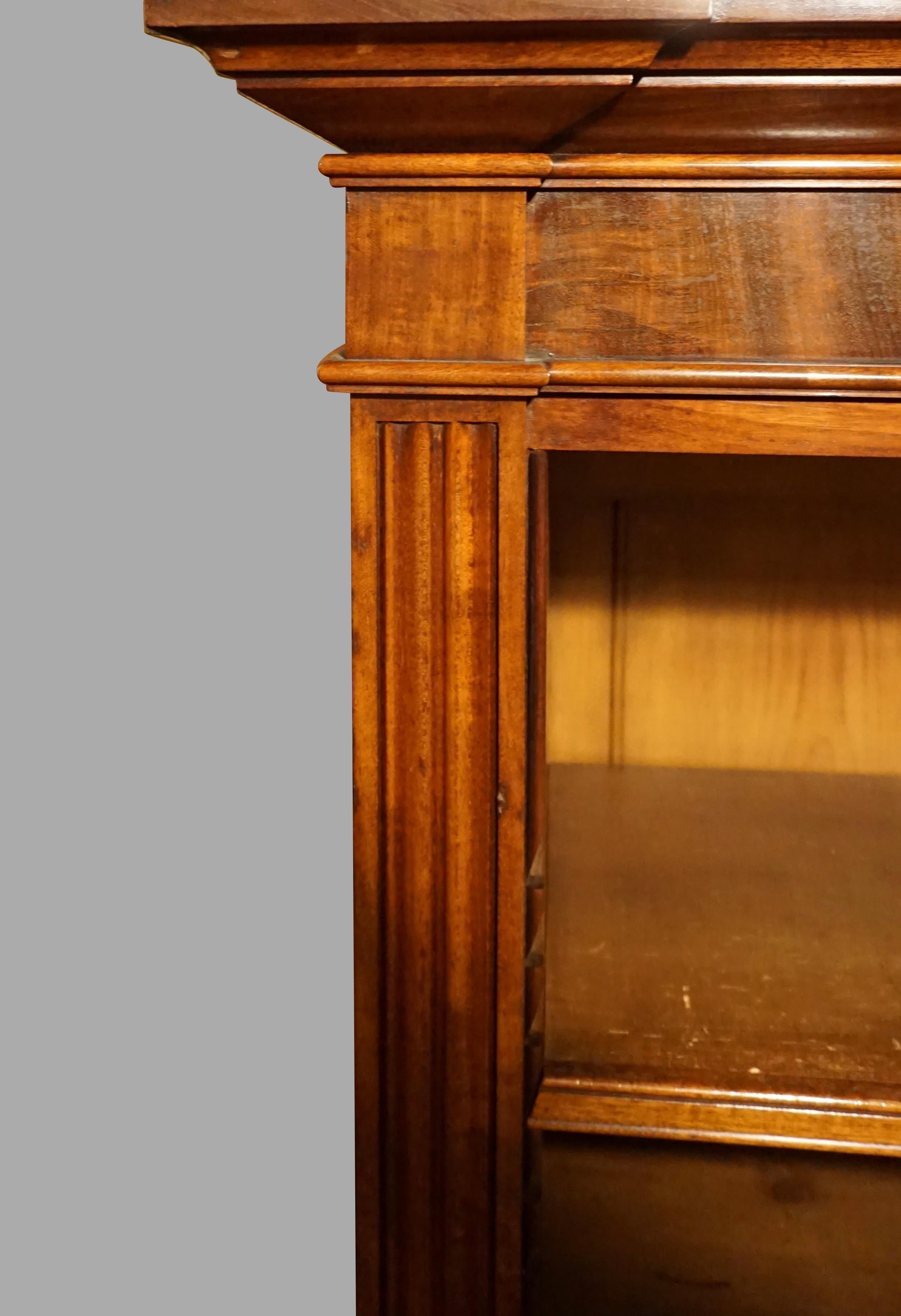 Fine English Late Regency Mahogany Secretaire Bookcase by Gillows of Lancaster 8