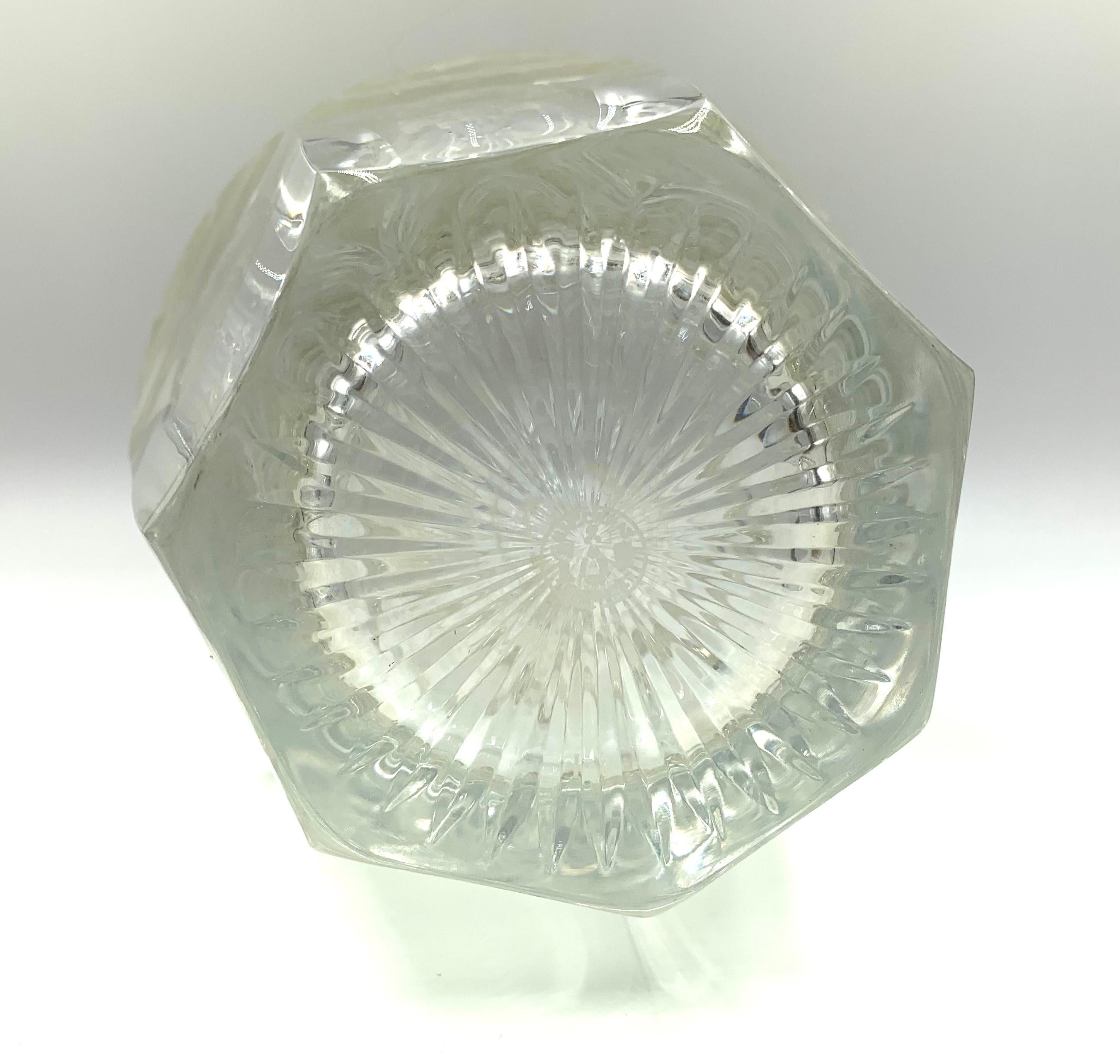 Fine Estate Baccarat Crystal Empire Style Jonzac Decanter For Sale 1