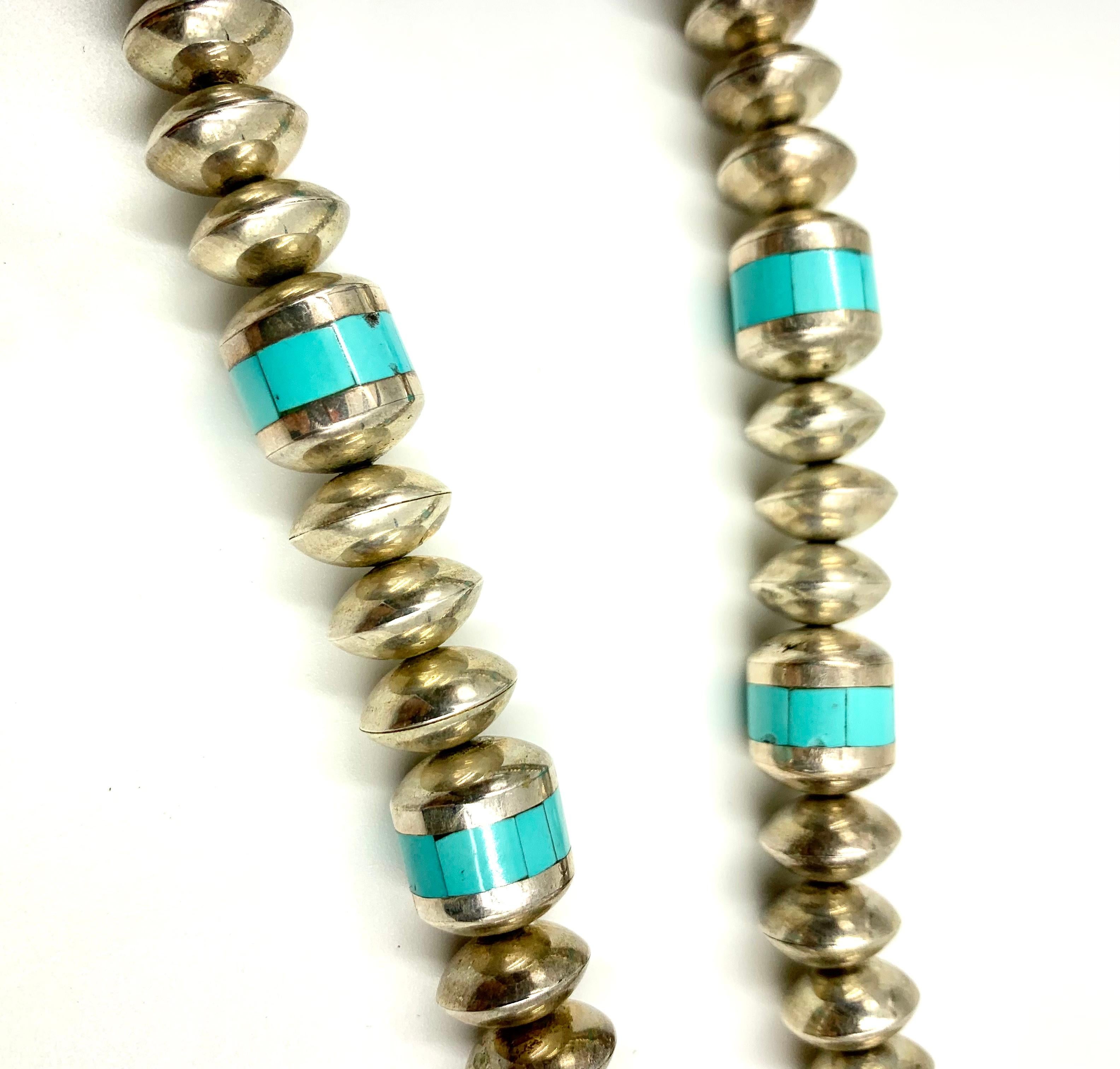 Nachlass Ervin Tsosie Navajo Türkis Koralle Lapislazuli Intarsien Bär Halskette im Angebot 4