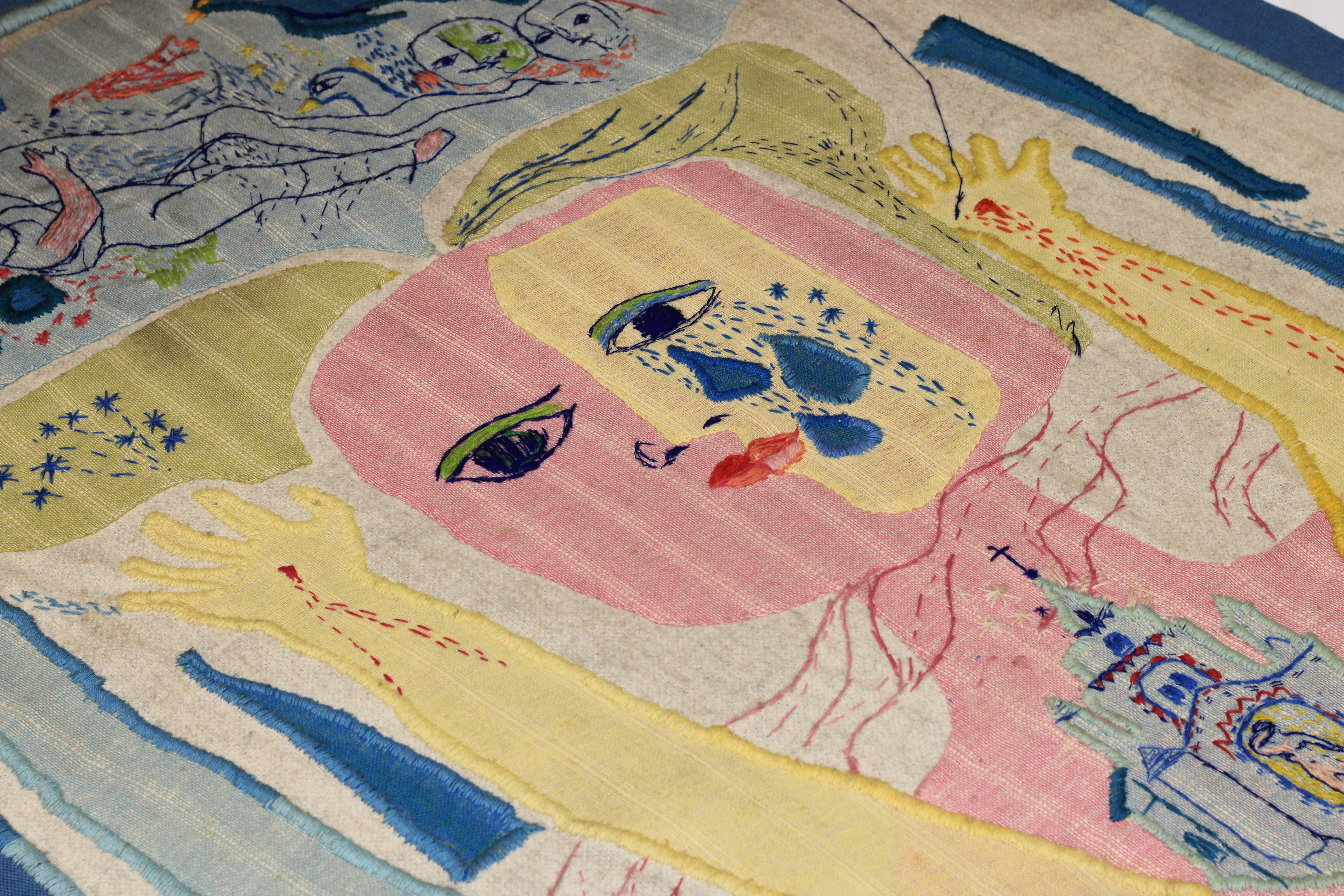Fine European Mid Century Artist Tapestry 4’5
