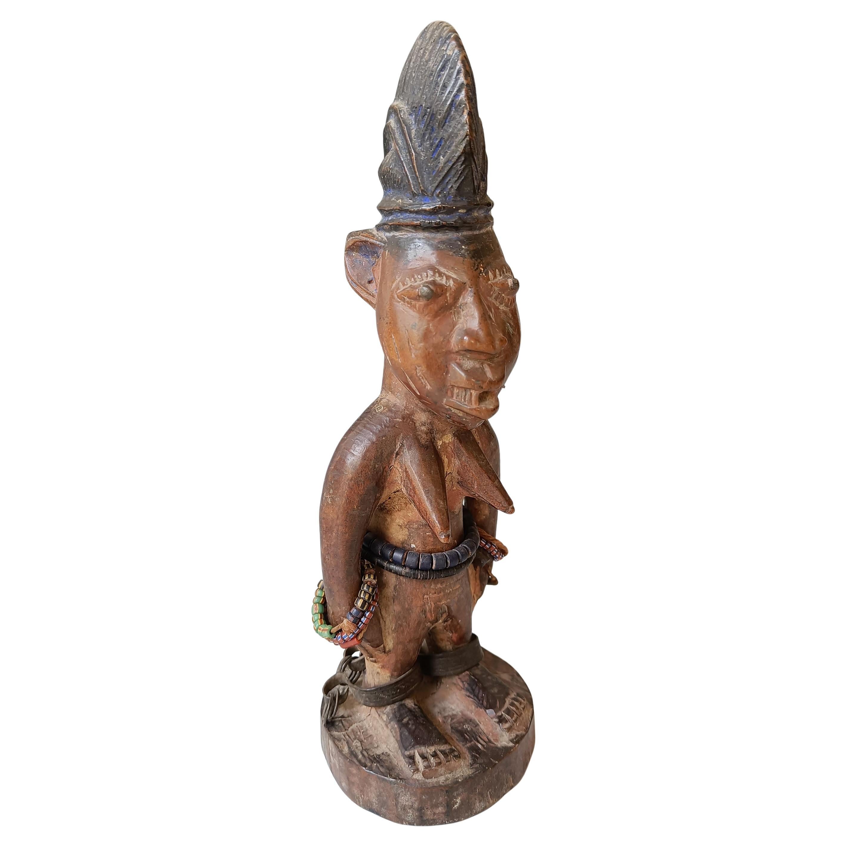 Bene  Figura femminile Yoruba Ibeji  Tribal Art africana  Antiquariato