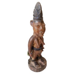 Fein  Weibliche Yoruba Ibeji Figur  Tribal Art aus Afrika  Antiquitäten