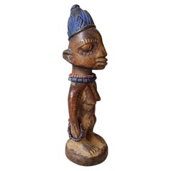 Fine  Female Yoruba Ibeji Figure  African Tribal Art  Antiques