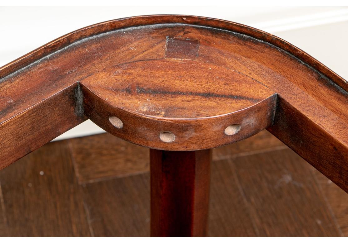 Fine Figured Wood Tray On Stand For Sale 3