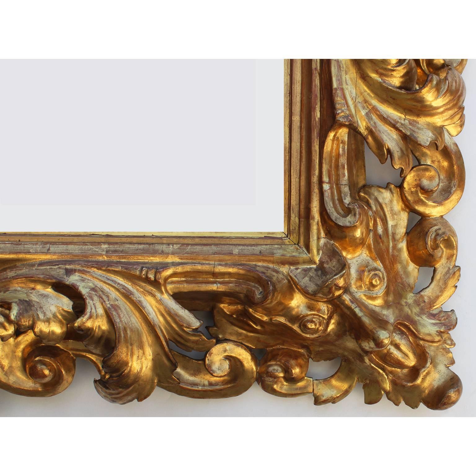 miroir cadre bois sculpte