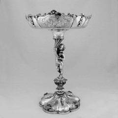Fine Florentine Neo-Renaissance Silver Comport