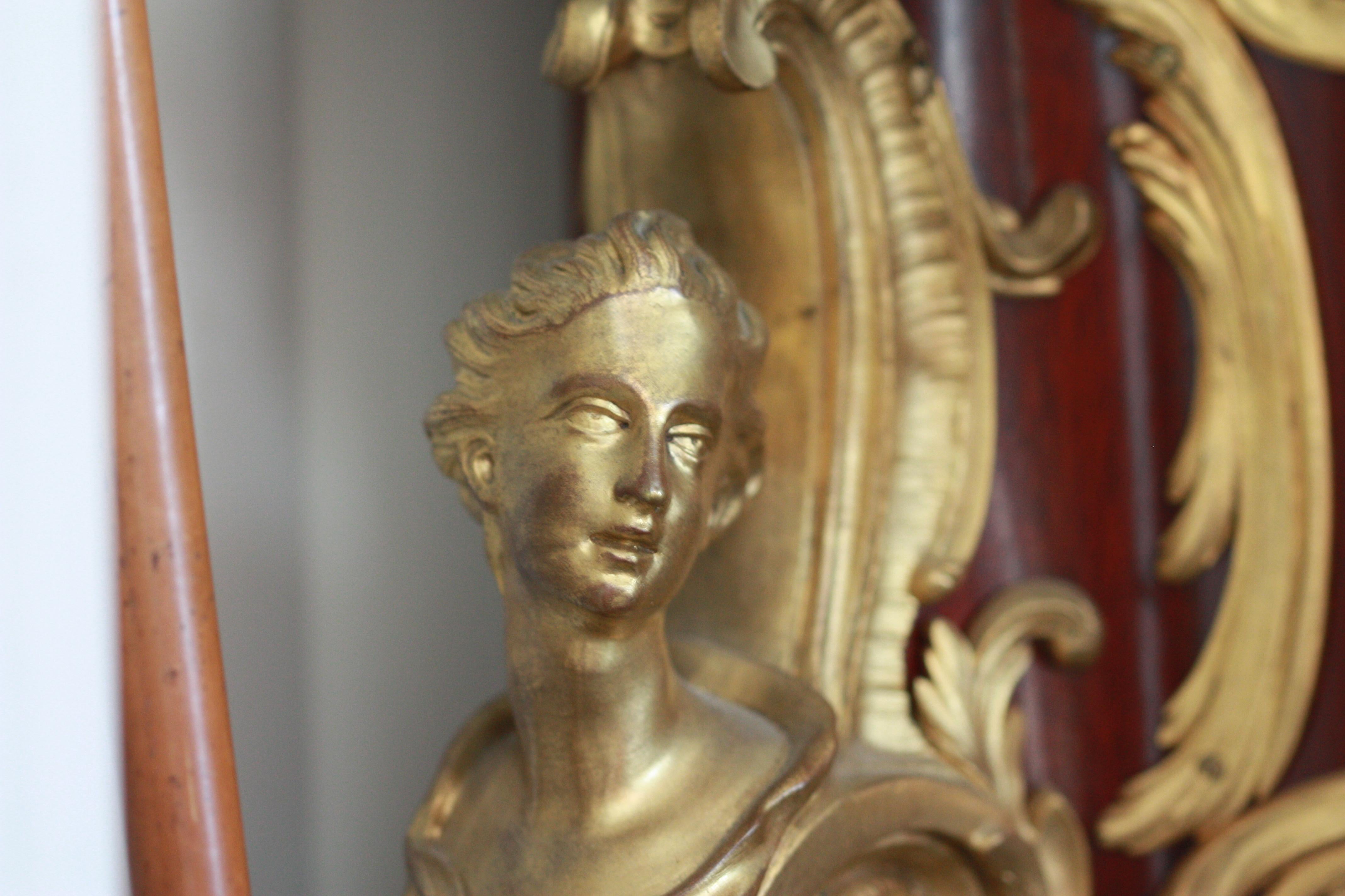 Table console en bois de violette montée en bronze doré Francois Linke en vente 9