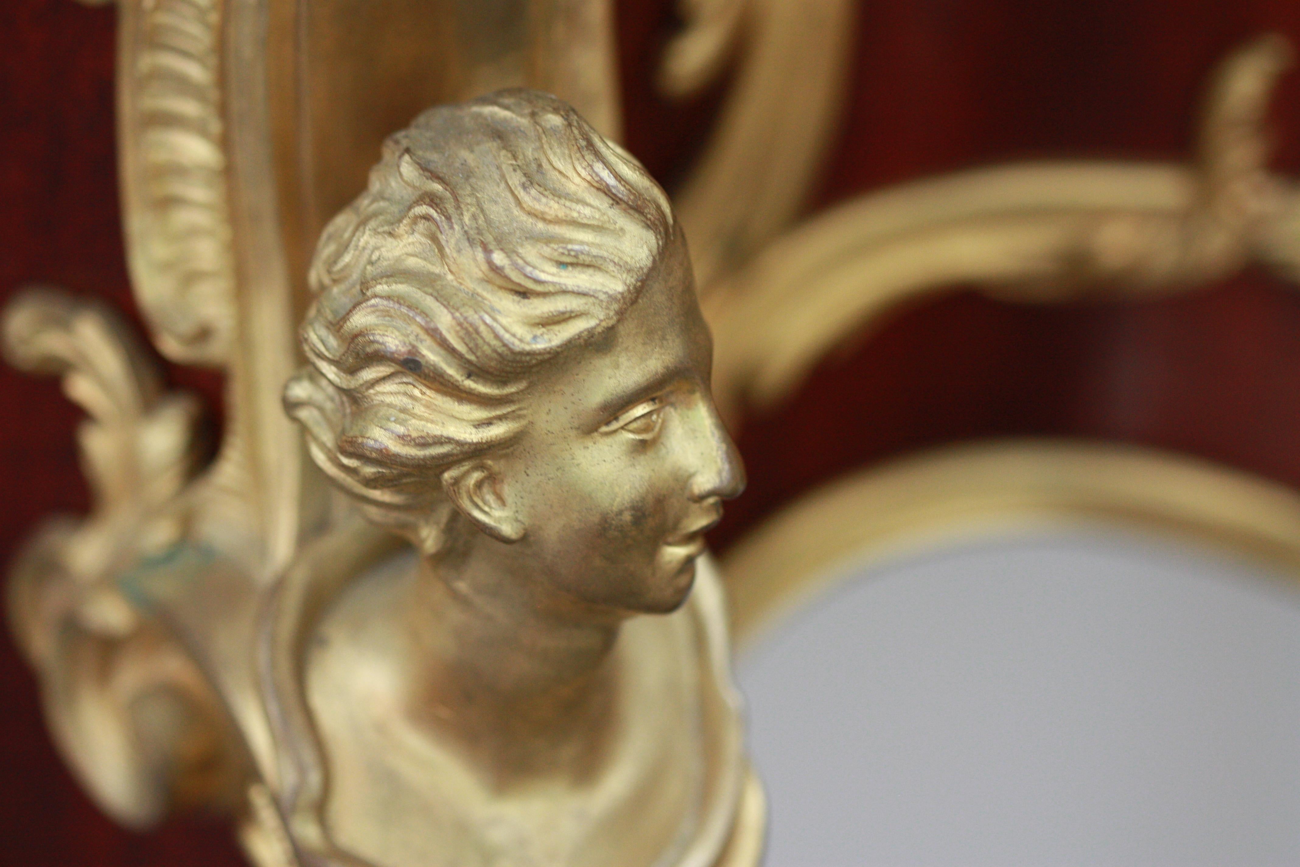 Fina consola de madera de rey Francois Linke montada en ormolu en venta 11