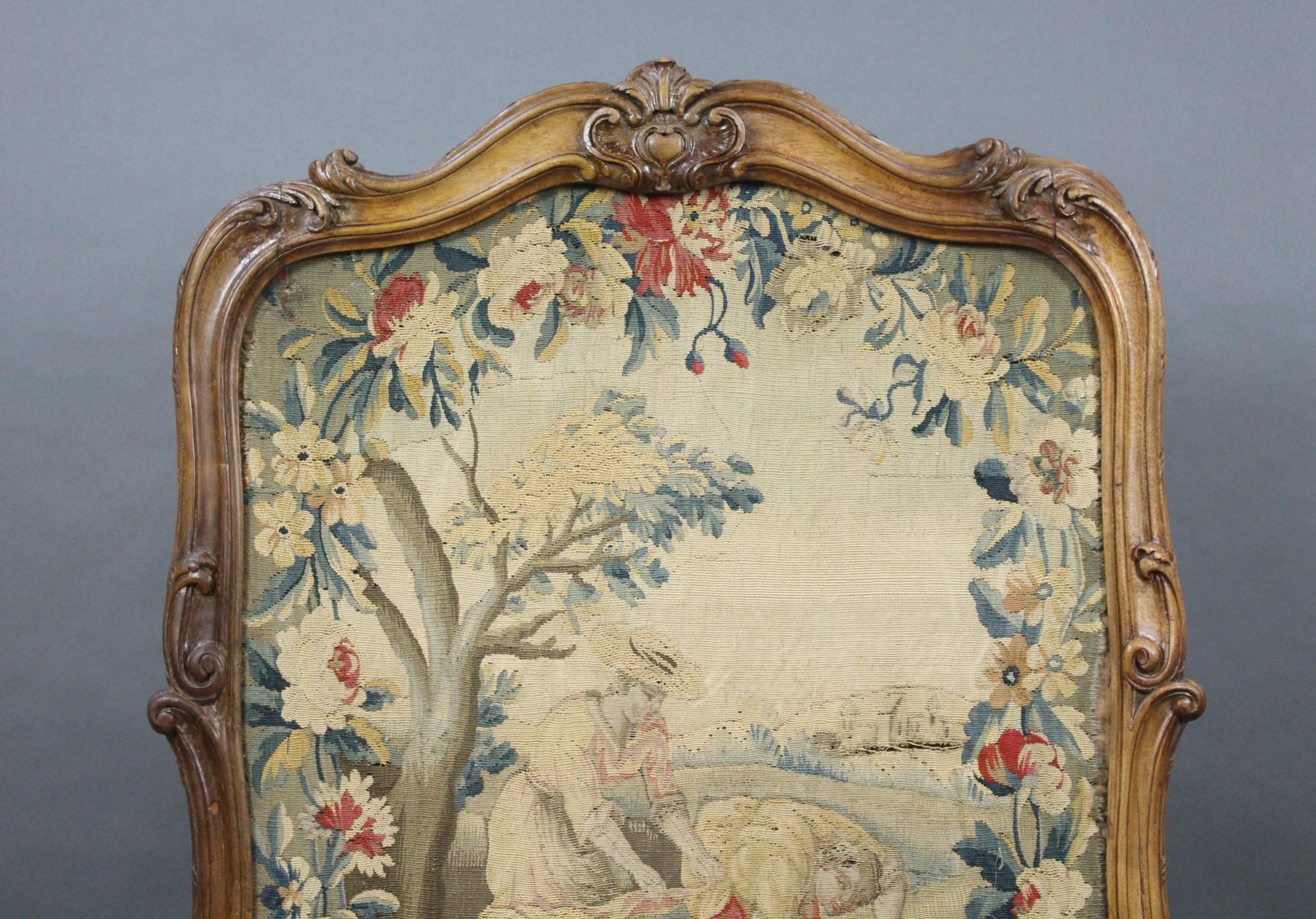 Period 
circa 1750, French

Wood 
Walnut

Condition
Good original condition. Sturdy frame, attractive mellow patina. Original needlework panel, some wear to fabric reverse as pictured
 

 

Offered for sale a lovely quality early period
