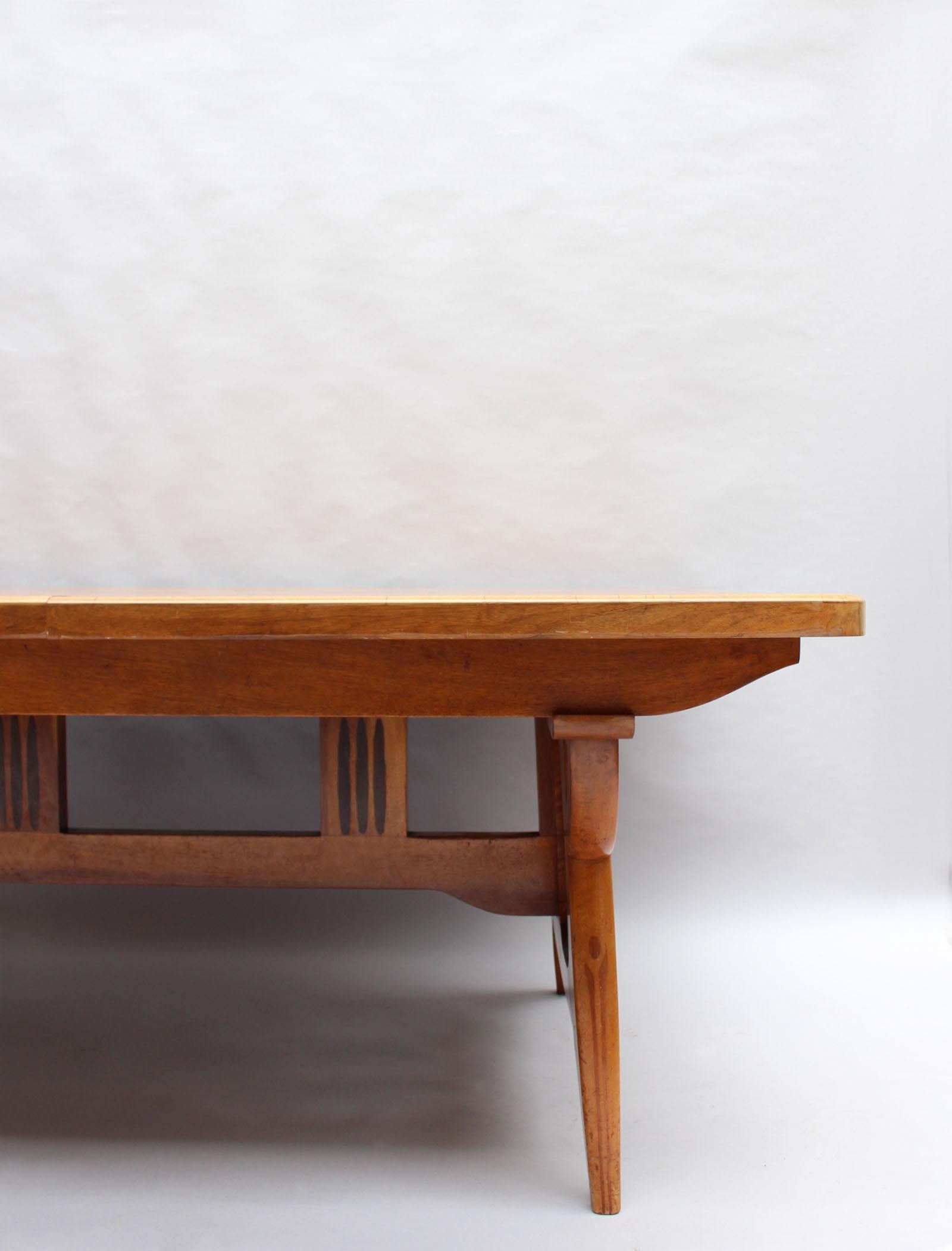 Fine French 1920's Rectangular Dining Table by Paul Huillard For Sale 7